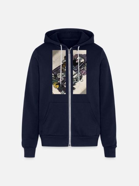 Artist - Unisex Full Zip Hoodie - navy