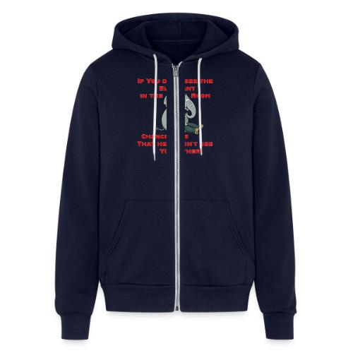 Elephant in the Room Meme - Unisex Full Zip Hoodie