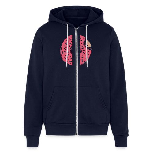 Pig and Donut - Unisex Full Zip Hoodie