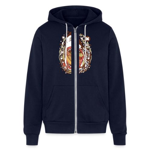 Junk Food Shark - Unisex Full Zip Hoodie