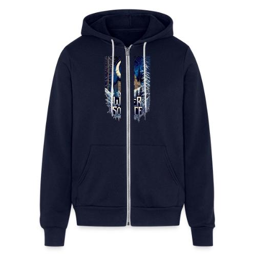 Gothic Solstice T-Shirt, Premium - Unisex Full Zip Hoodie