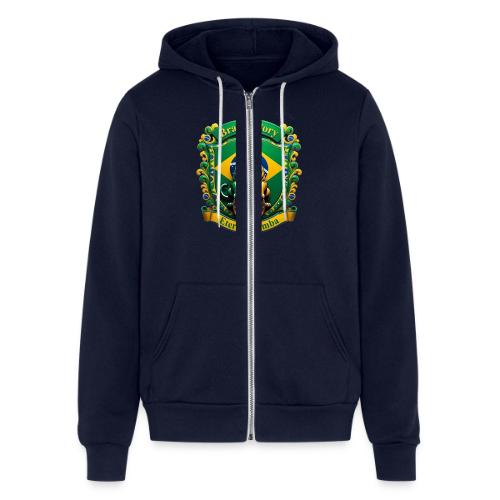 Brazil Jaguar Glory Tee, Brazilian Pride Gift - Unisex Full Zip Hoodie