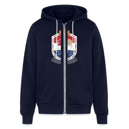 Netherlands Lion Crest T-Shirt, Dutch Badge Gift - Unisex Full Zip Hoodie