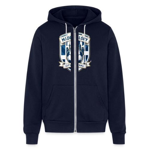 Madrid Skyline Glory T Shirt, Madrid Fan Gift - Unisex Full Zip Hoodie