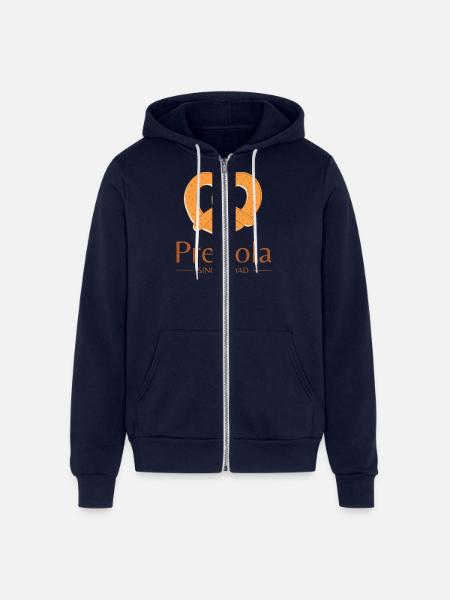 PRETZEL DAY - Unisex Full Zip Hoodie - navy