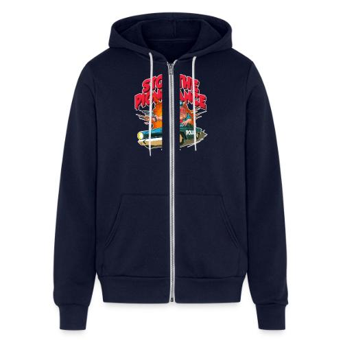 Stop Pignorance for DARK Backgrounds - Unisex Full Zip Hoodie