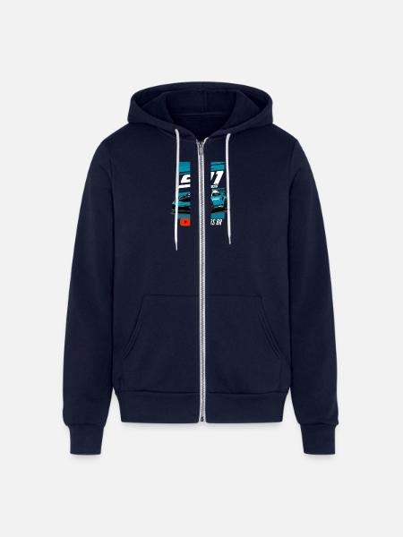 Carro 911 - Unisex Full Zip Hoodie - navy