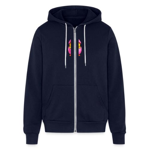 Easter Chick Pink - Unisex Full Zip Hoodie