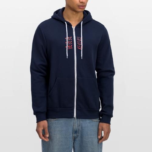 TROUBLE - Unisex Full Zip Hoodie