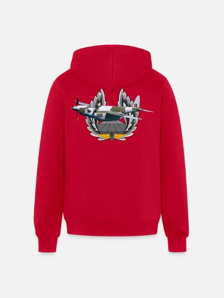 Mosquito - Unisex Full Zip Hoodie - red