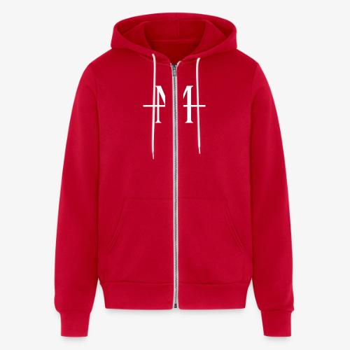 Front & Back Light Hoodie - Unisex Full Zip Hoodie