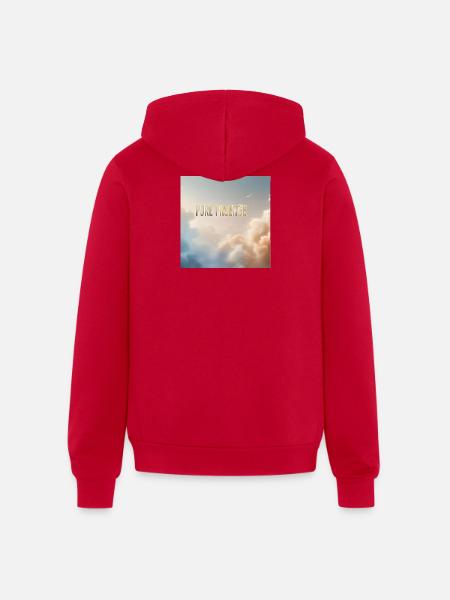 mindfulness and serenity - Unisex Full Zip Hoodie - red