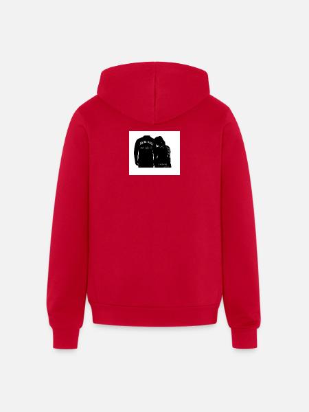 page 1 - Unisex Full Zip Hoodie - red