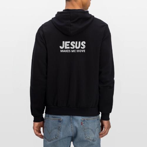 Jesus Makes Me Move - Unisex Full Zip Hoodie