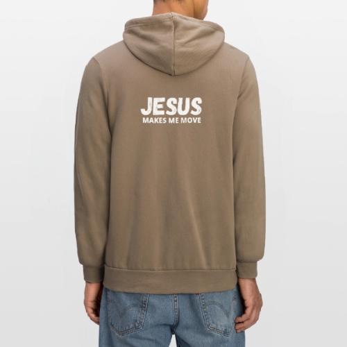 Jesus Makes Me Move - Unisex Full Zip Hoodie