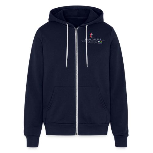 FUMCSD Logo (white text) - Unisex Full Zip Hoodie