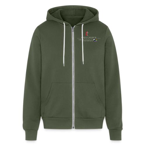 FUMCSD Logo (white text) - Unisex Full Zip Hoodie