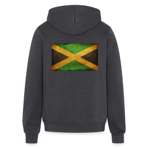 Proud Jamaicans - Jamaica Flag - Independence 1962 - Bella + Canvas Unisex Full Zip Hoodie