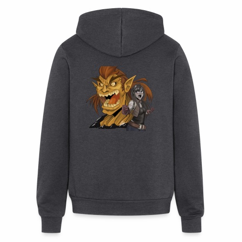 Fighter and the Demon - Bella + Canvas Unisex Full Zip Hoodie