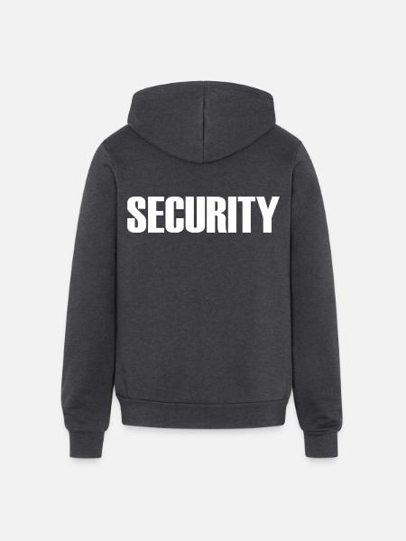 Security - Unisex Full Zip Hoodie - charcoal grey