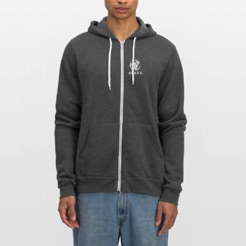 YBAngry Badge of Peace - Unisex Full Zip Hoodie