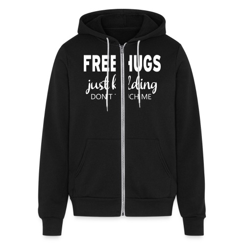Free Hugs - Bella + Canvas Unisex Full Zip Hoodie