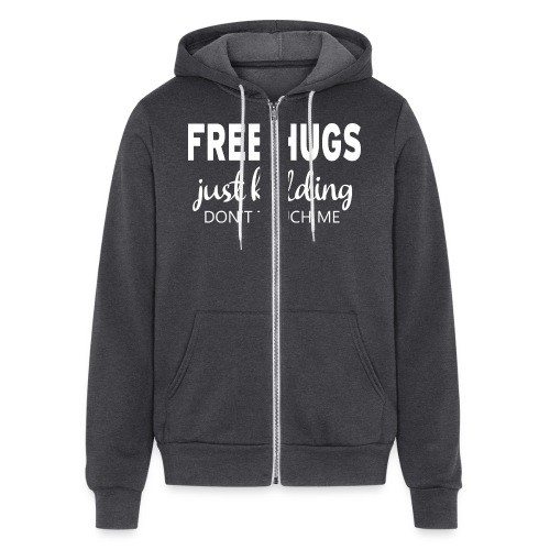Free Hugs - Bella + Canvas Unisex Full Zip Hoodie