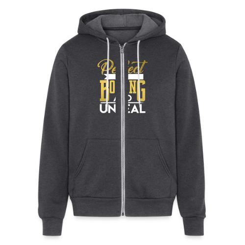 Perfect is Boring_01 - Unisex Full Zip Hoodie