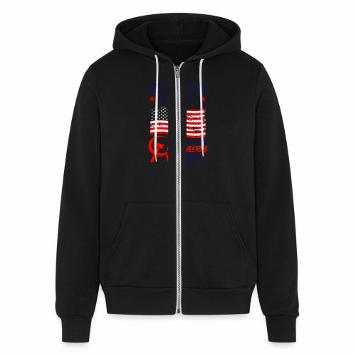 A Pledge A Day Keeps The Commies Away - Bella + Canvas Unisex Full Zip Hoodie
