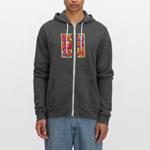 Colorful Berry Pattern - Unisex Full Zip Hoodie