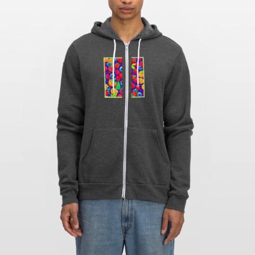 Citrus & Berries Burst - Unisex Full Zip Hoodie