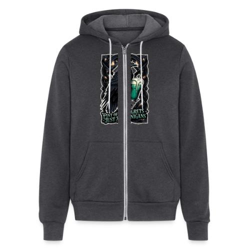 Sarcastic Raven Shenanigans Tee - Unisex Full Zip Hoodie
