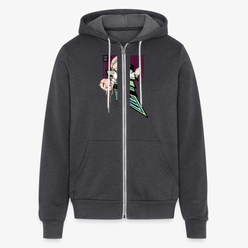 Brain surgery by Wreck-Ignition - Bella + Canvas Unisex Full Zip Hoodie
