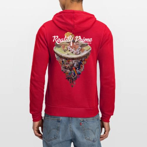 Reality Prime (On Color, Back Design) - Unisex Full Zip Hoodie
