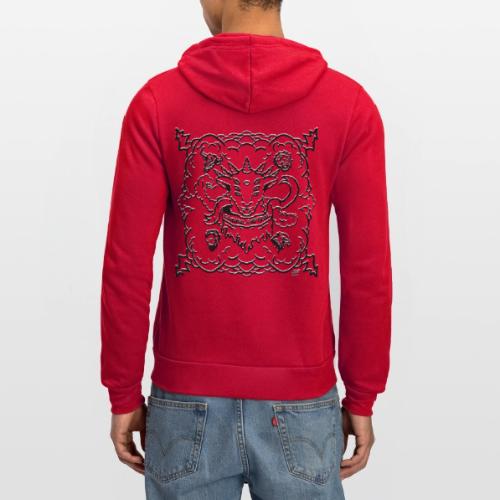 Black Revelation Lamb - Unisex Full Zip Hoodie