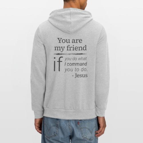 Friend Of Jesus - Unisex Full Zip Hoodie