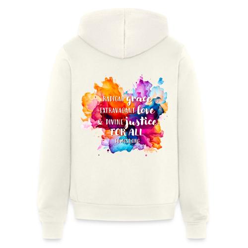 Grace Love Justice Color Splash - Unisex Full Zip Hoodie