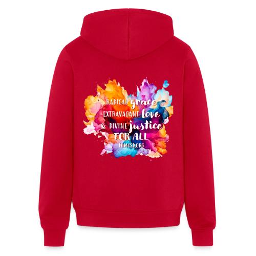 Grace Love Justice Color Splash - Unisex Full Zip Hoodie