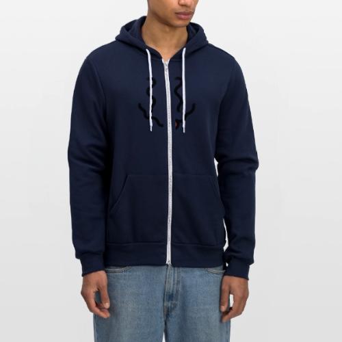 Buzzed without circle - Unisex Full Zip Hoodie