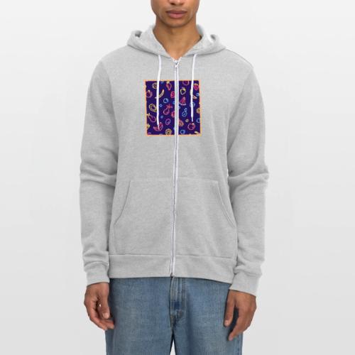 Neon Tropic Spectrum - Unisex Full Zip Hoodie
