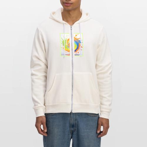Citrus Splash of Color Design - Unisex Full Zip Hoodie