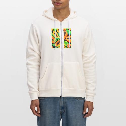 Tropical Papaya Paradise - Unisex Full Zip Hoodie