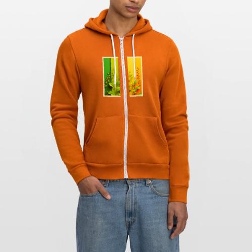 Modern Color Block Nature - Unisex Full Zip Hoodie