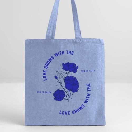 Love Grows With The Sun Of Faith - Recycled Tote Bag