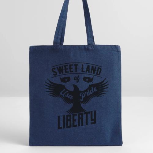 Sweet land of USA Pride Liberty - Recycled Tote Bag