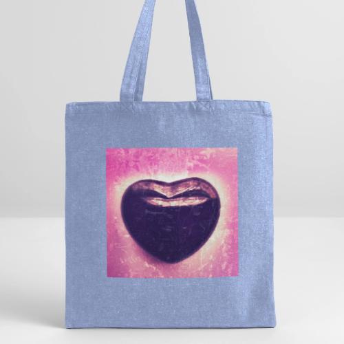 Black Onyx Heart - Recycled Tote Bag