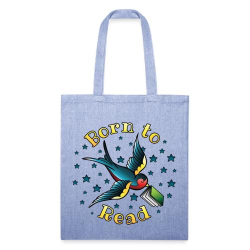 Born to Read Tattoo - Recycled Tote Bag