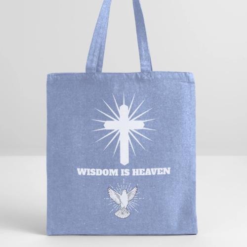 Wisdom is Heaven - Recycled Tote Bag