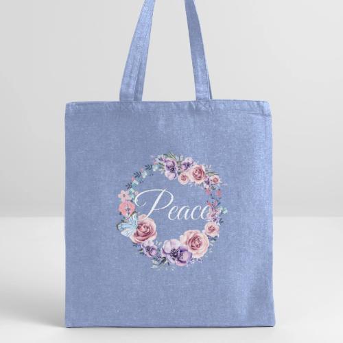 Peace Floral Design - Recycled Tote Bag