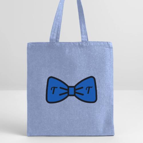 TomoTees Big Blue Bow - Recycled Tote Bag